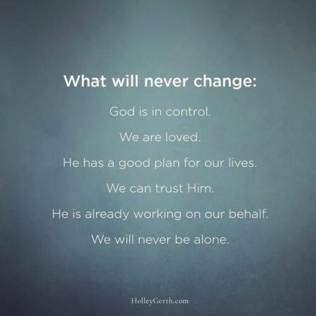 What Will Never Change