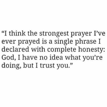 strongest prayer