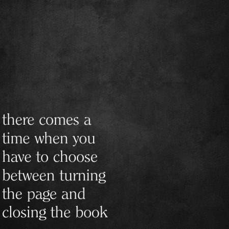 turning page:close book